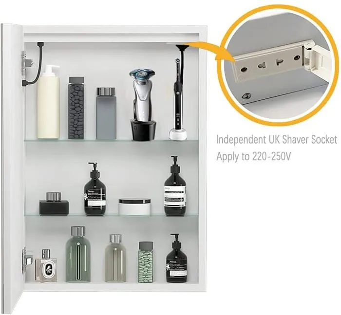 Recessed Bathroom Cabinet With Lights